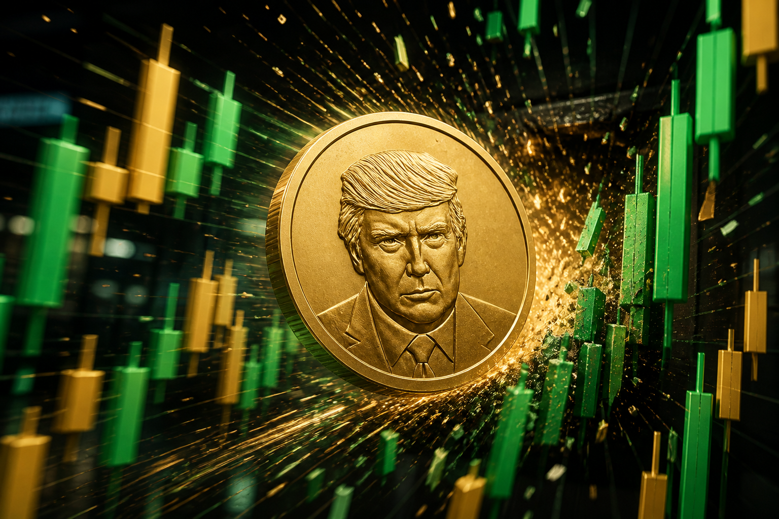 Official Trump Coin charging